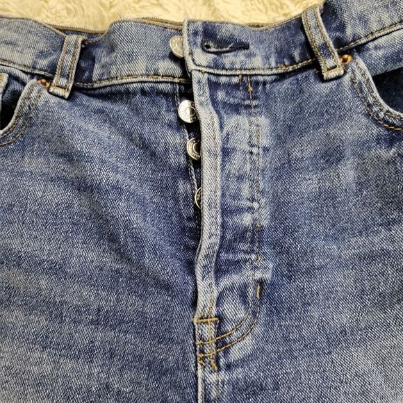 Pacsun High Rise Icon Med Light Wash Short Size 28 - Picture 4 of 9